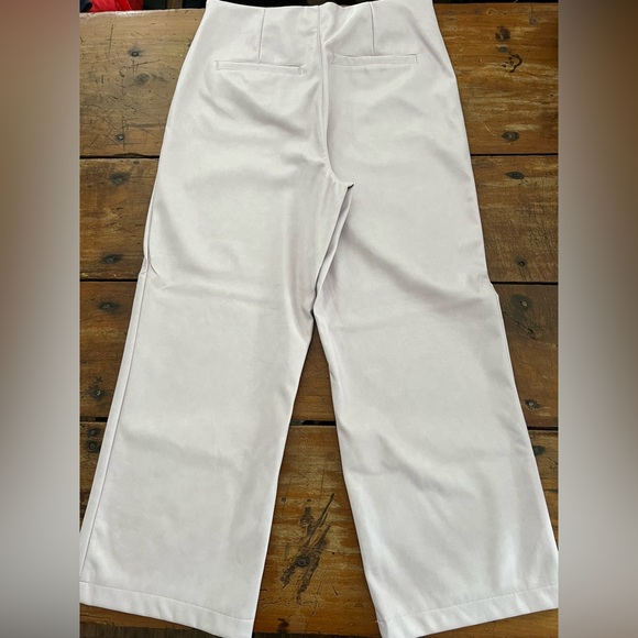 Bagatelle Collection Vegan Leather Pale Pink Pants - Size Medium (25” inseam) - Picture 4 of 4